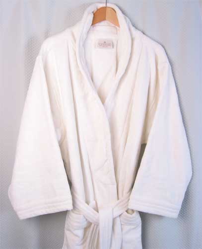 Organic Cotton Terry/Velour Spa Robe (S/M)