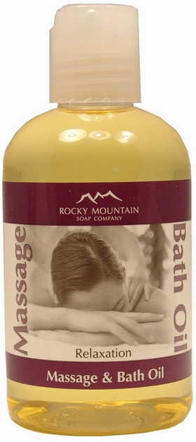 Rocky Mountain Bath and Massage Oil in Relaxation